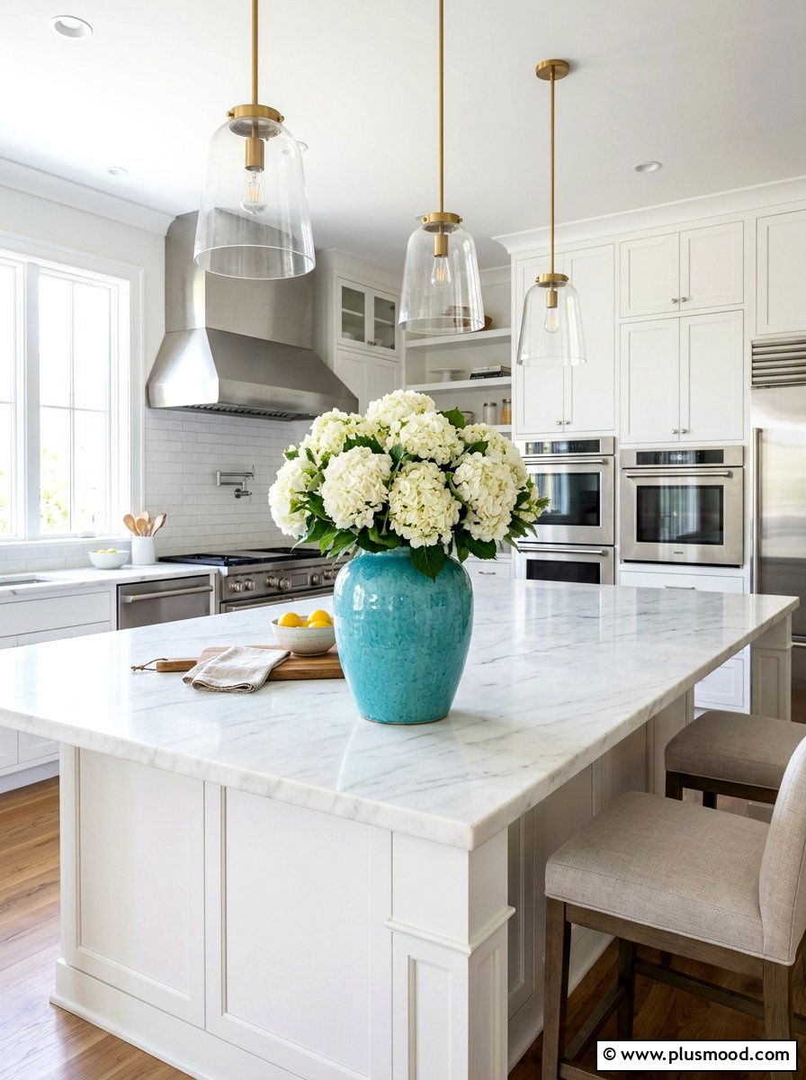 Kitchen Island Hydrangea - 25 late summer hydrangea decor ideas