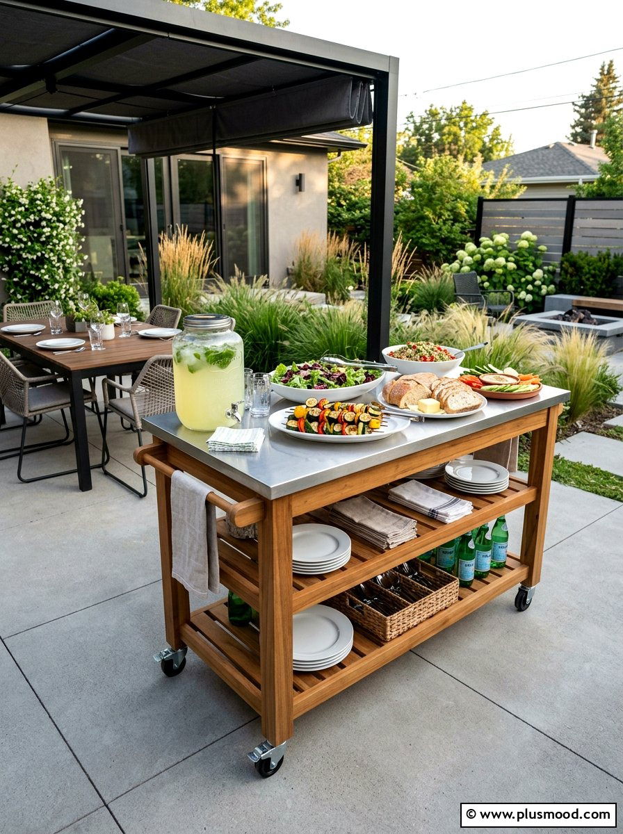 Kitchen Island - 25 small backyard ideas for entertaining