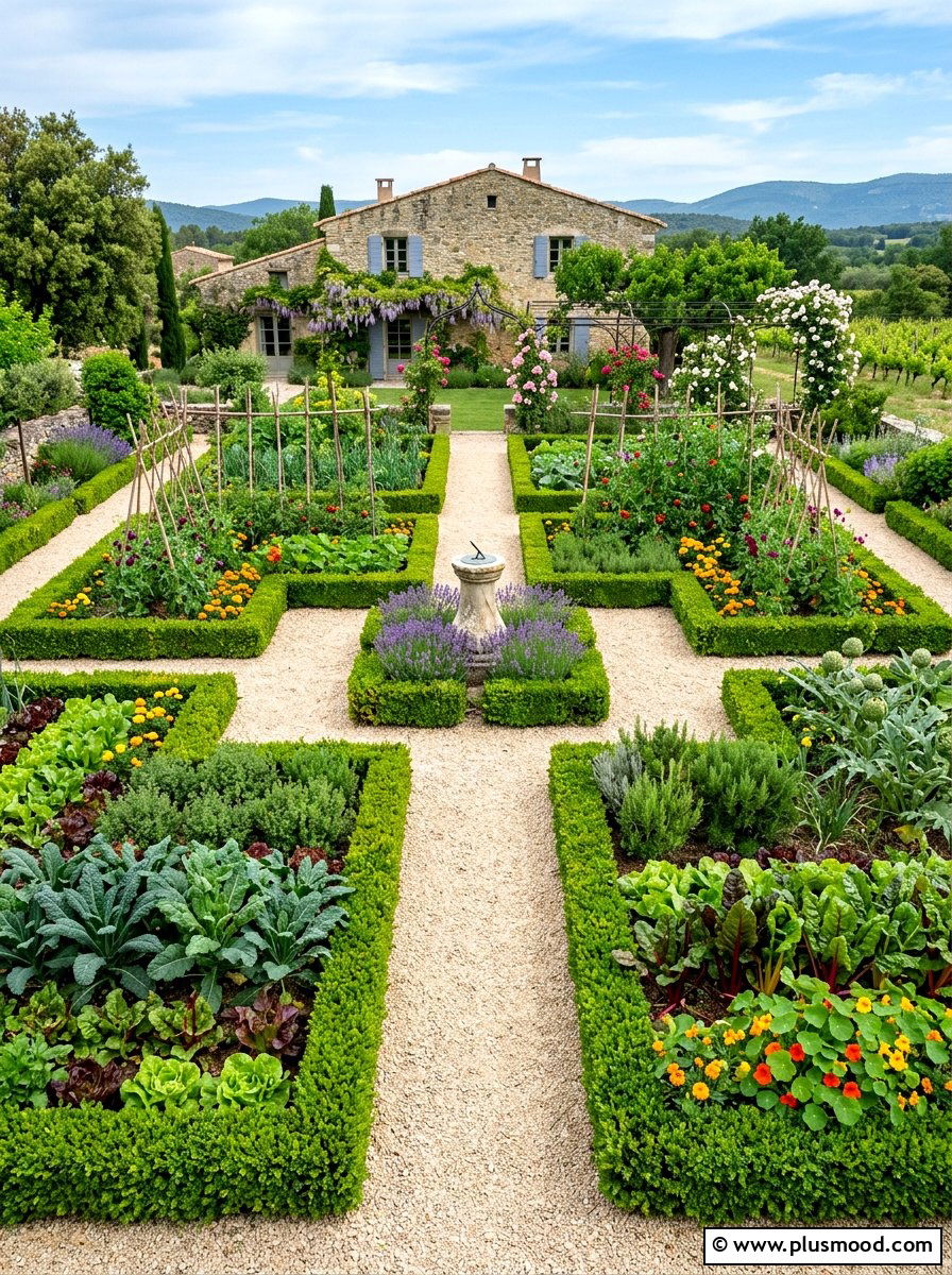 Kitchen Potager Garden - 25 summer vegetable garden ideas