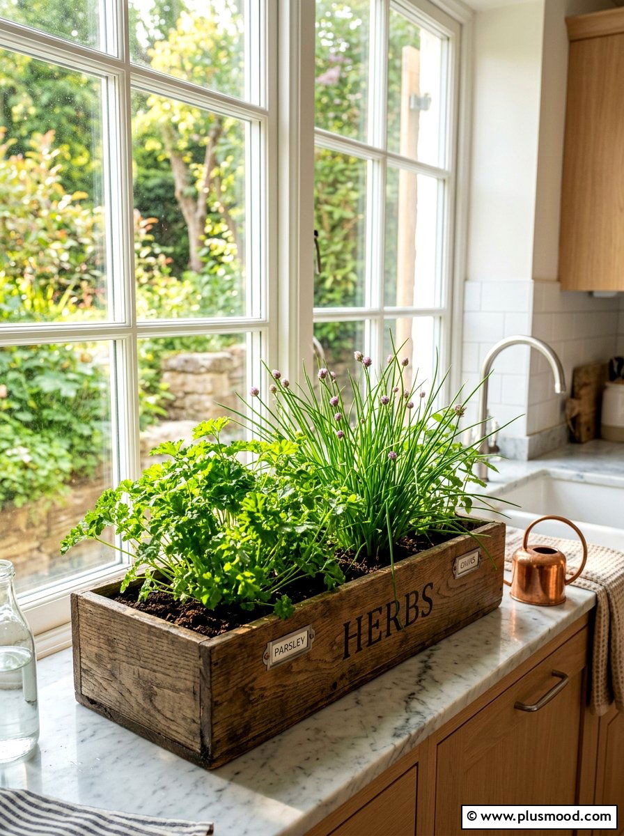 Kitchen Window Herb Planter - 25 summer herb planter ideas