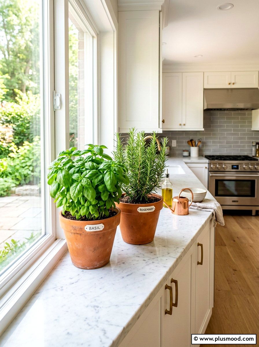 Kitchen herb garden - 25 trending summer home decor ideas