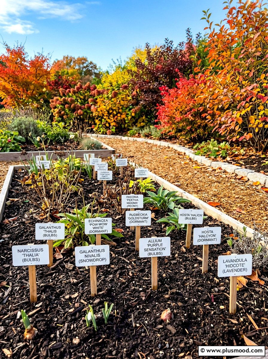 Labeling New Plants - 25 end of summer garden cleanup ideas