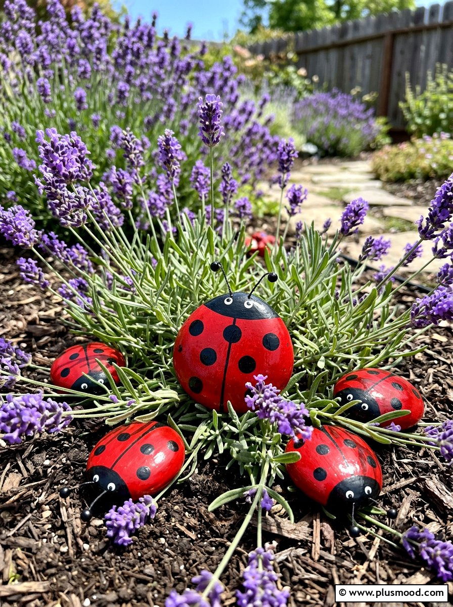 Ladybug Rock - 25 painted rock ideas for kids