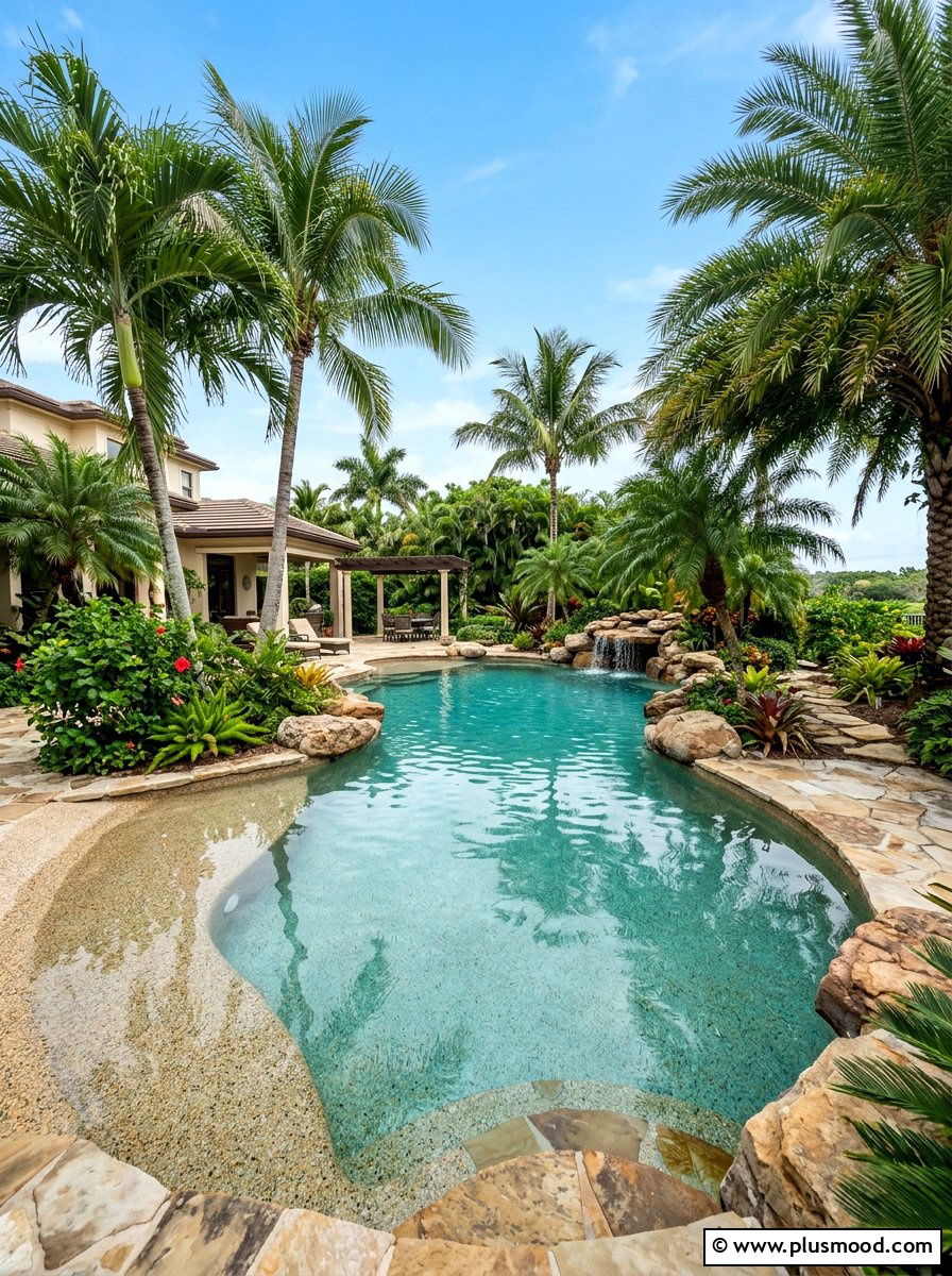 Lagoon Pool Landscaping - 25 pool landscaping ideas with water features