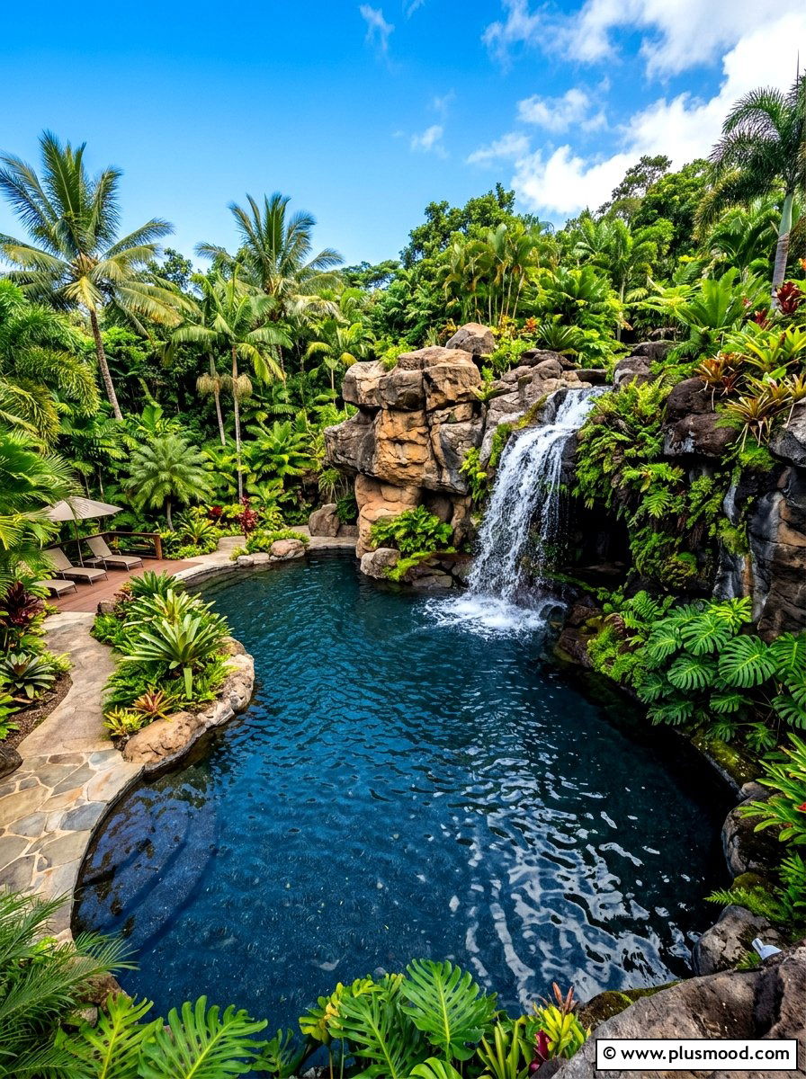 Lagoon Style Pool - 25 summer pool landscaping ideas