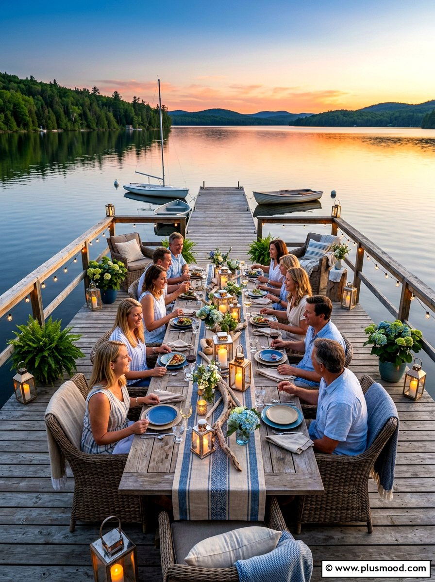 Lakeside Summer Party - 25 summer dinner party ideas outdoors