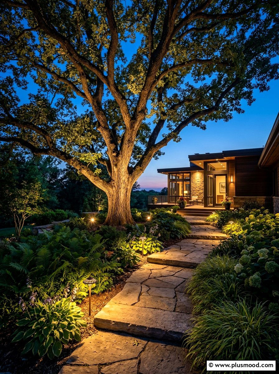 Landscape Lighting - 25 summer front yard curb appeal ideas