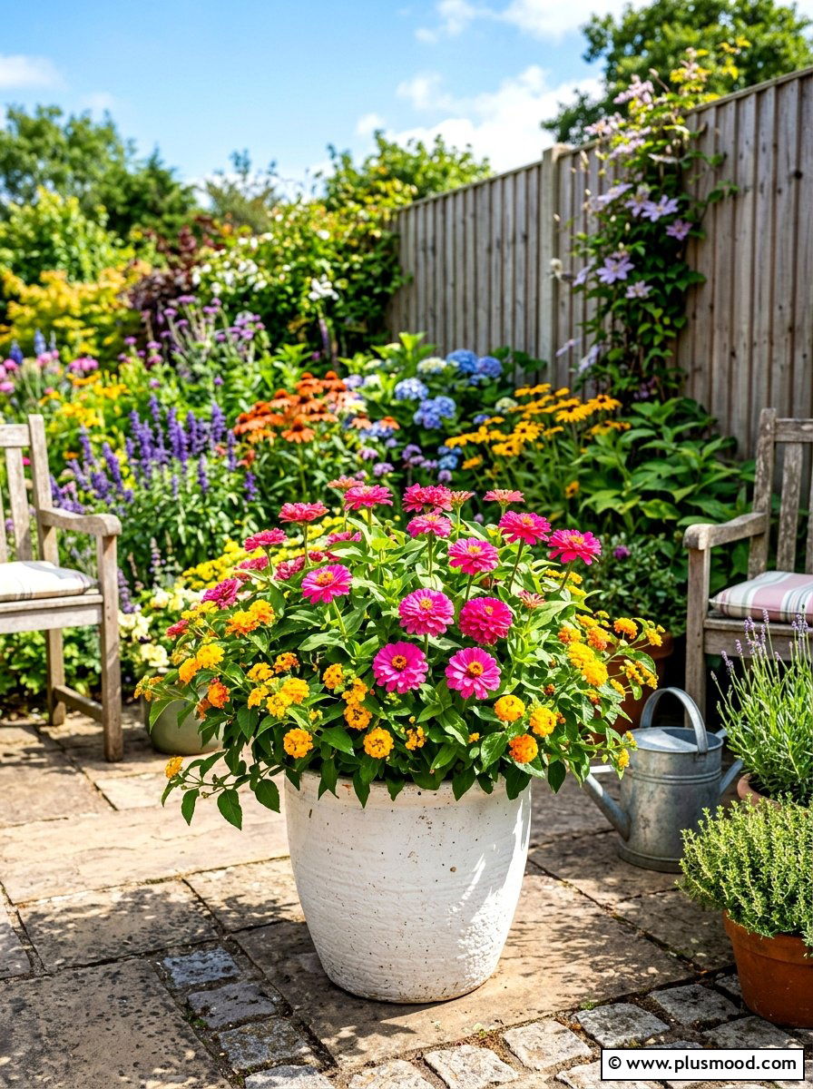 25 Summer Planters With Lantana Ideas for Vibrant Pots