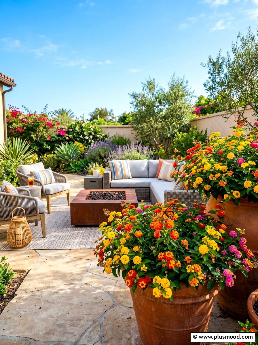 Lantana For Full Sun Patios - 25 summer patio flower ideas