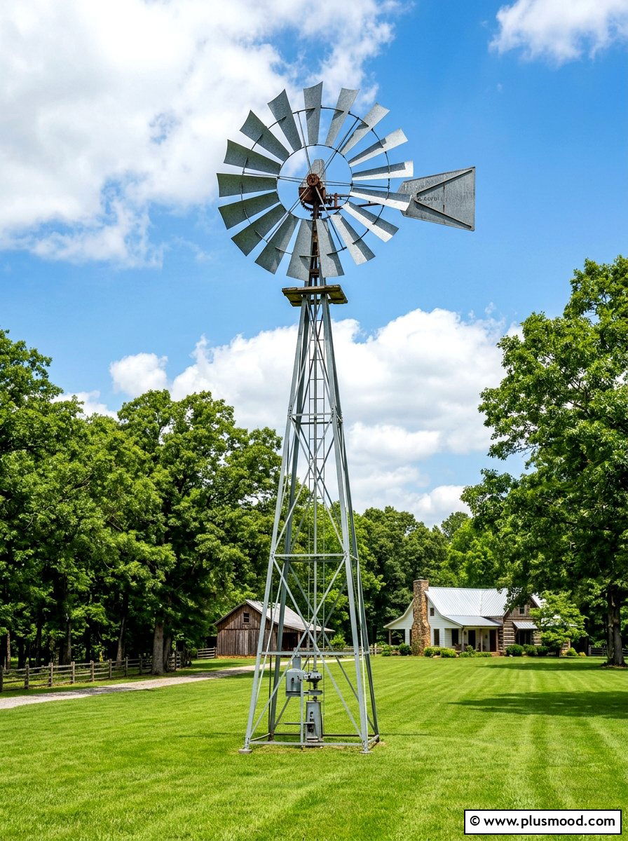Large Backyard Windmill - 25 outdoor garden decor ideas with windmill