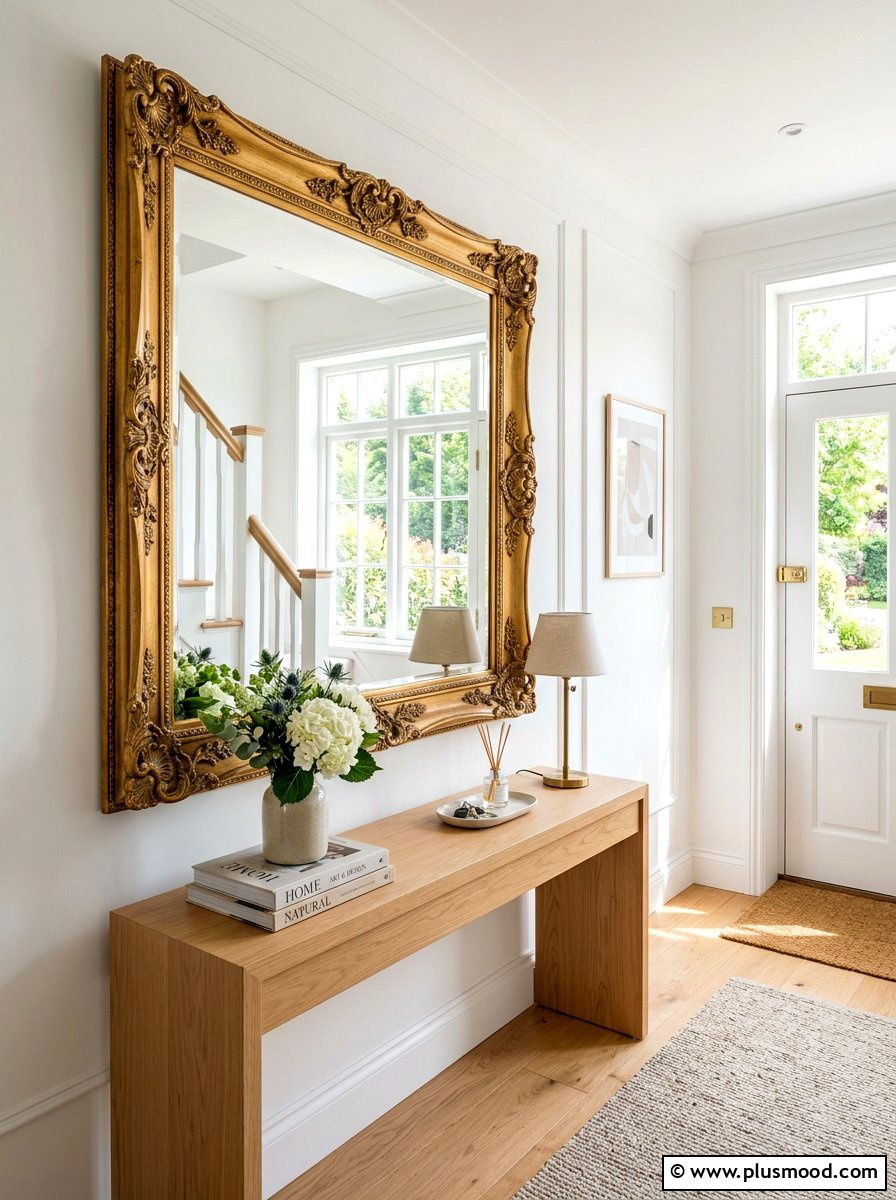 Large Decorative Wall Mirror - 25 summer home refresh ideas