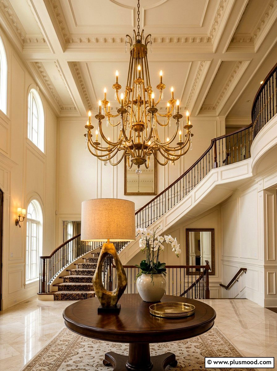 Large Lighting Foyer - 25 summer to fall entryway ideas