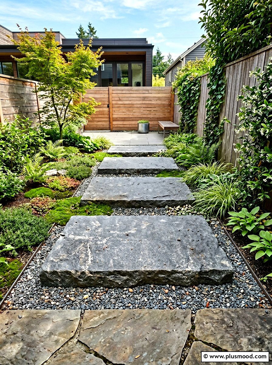 Large Stepping Stones For Small Yard - 25 small backyard ideas with stepping stones