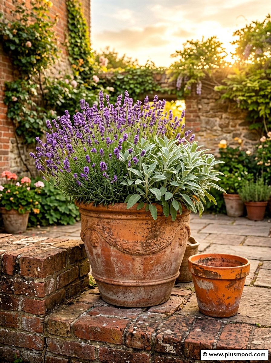 Large Terracotta Garden Pot - 25 summer large planter ideas