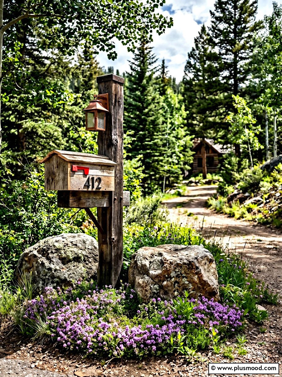 Large boulder mailbox landscaping - 25 summer mailbox landscaping ideas