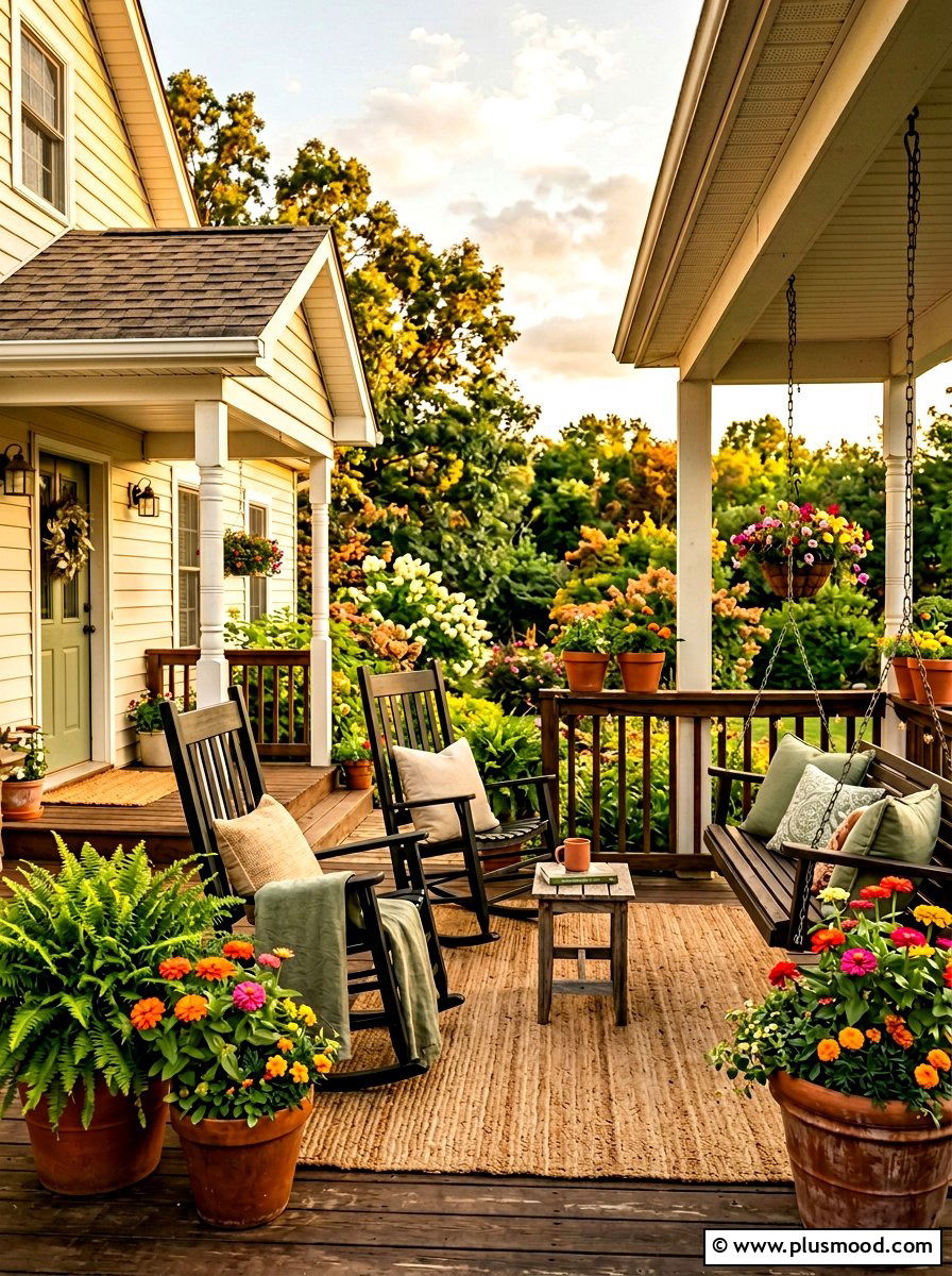 Late Summer Porch - 25 last days of summer decor ideas