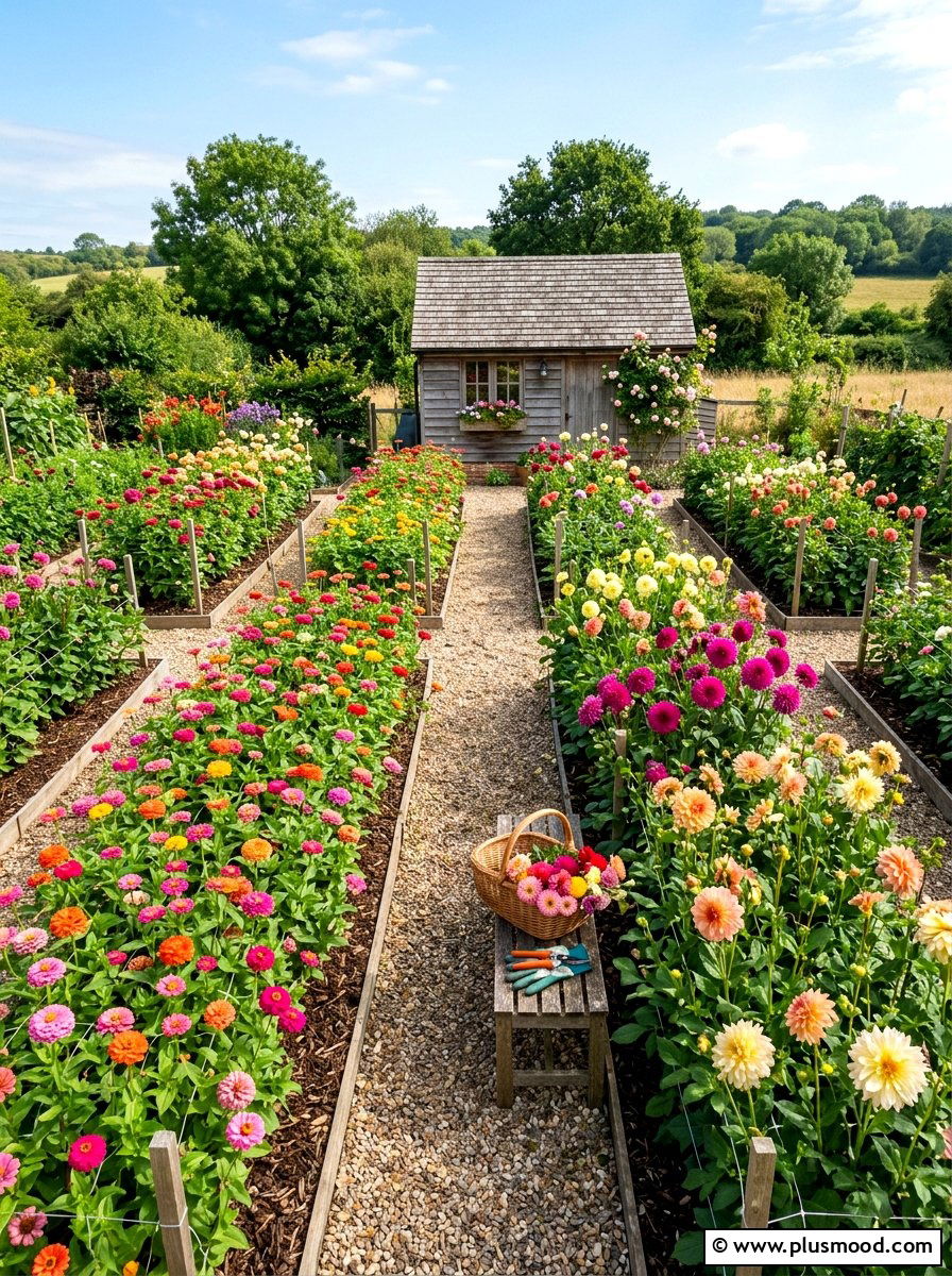 Late summer cutting garden - 25 late summer flower bed ideas