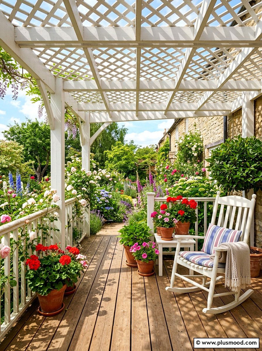 Lattice patio cover - 25 summer patio shade ideas