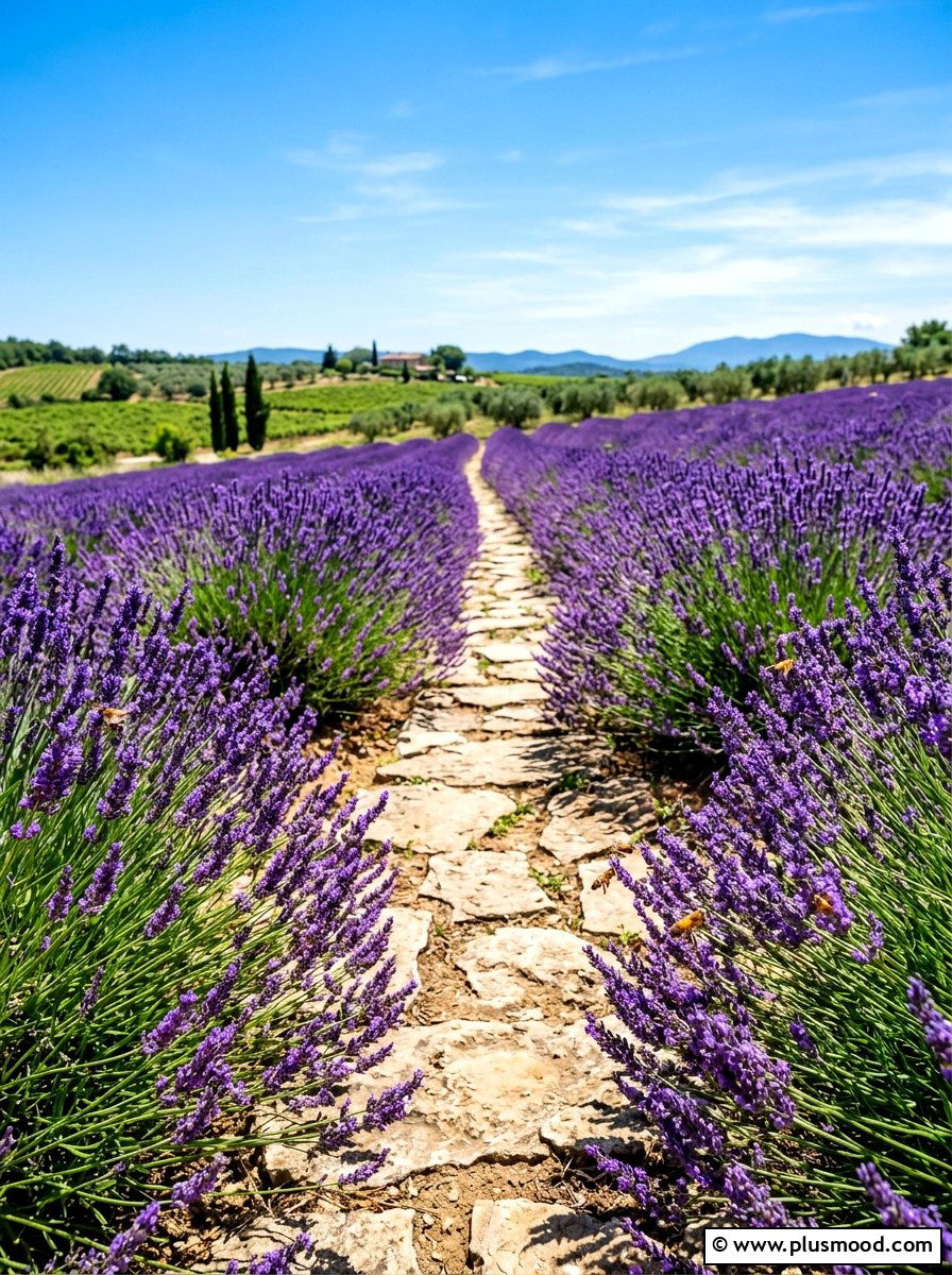 Lavender Garden - 25 summer low water landscaping ideas
