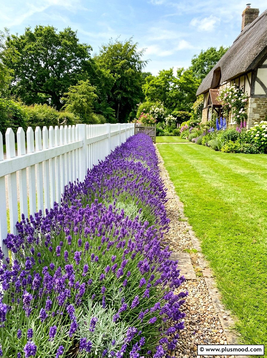 Lavender Garden Border - 25 summer lavender garden ideas