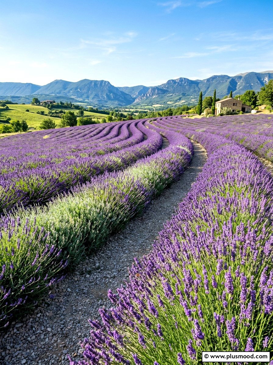 Lavender Garden - 25 summer drought tolerant garden ideas