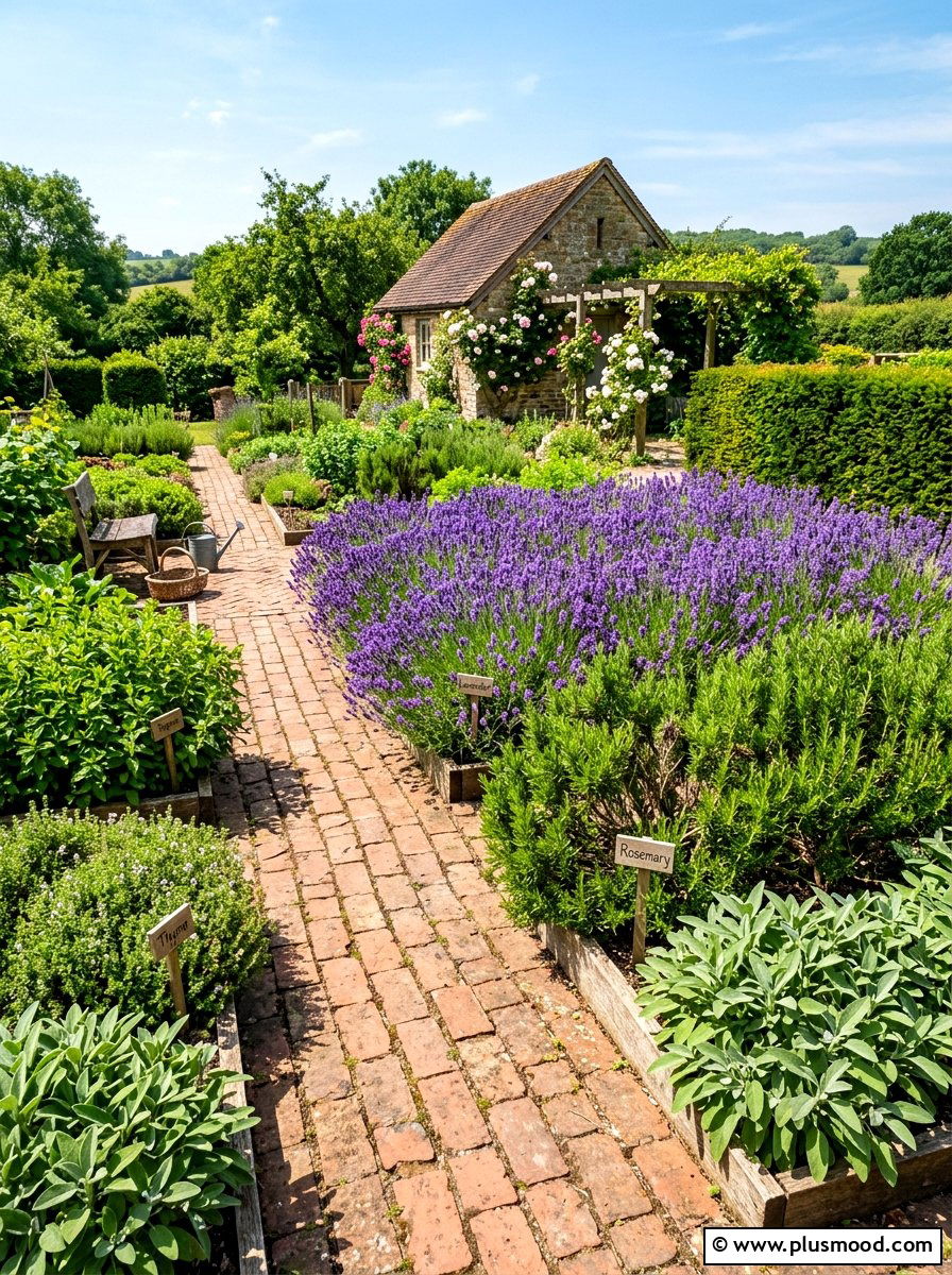 Lavender Herb Garden - 25 summer lavender garden ideas