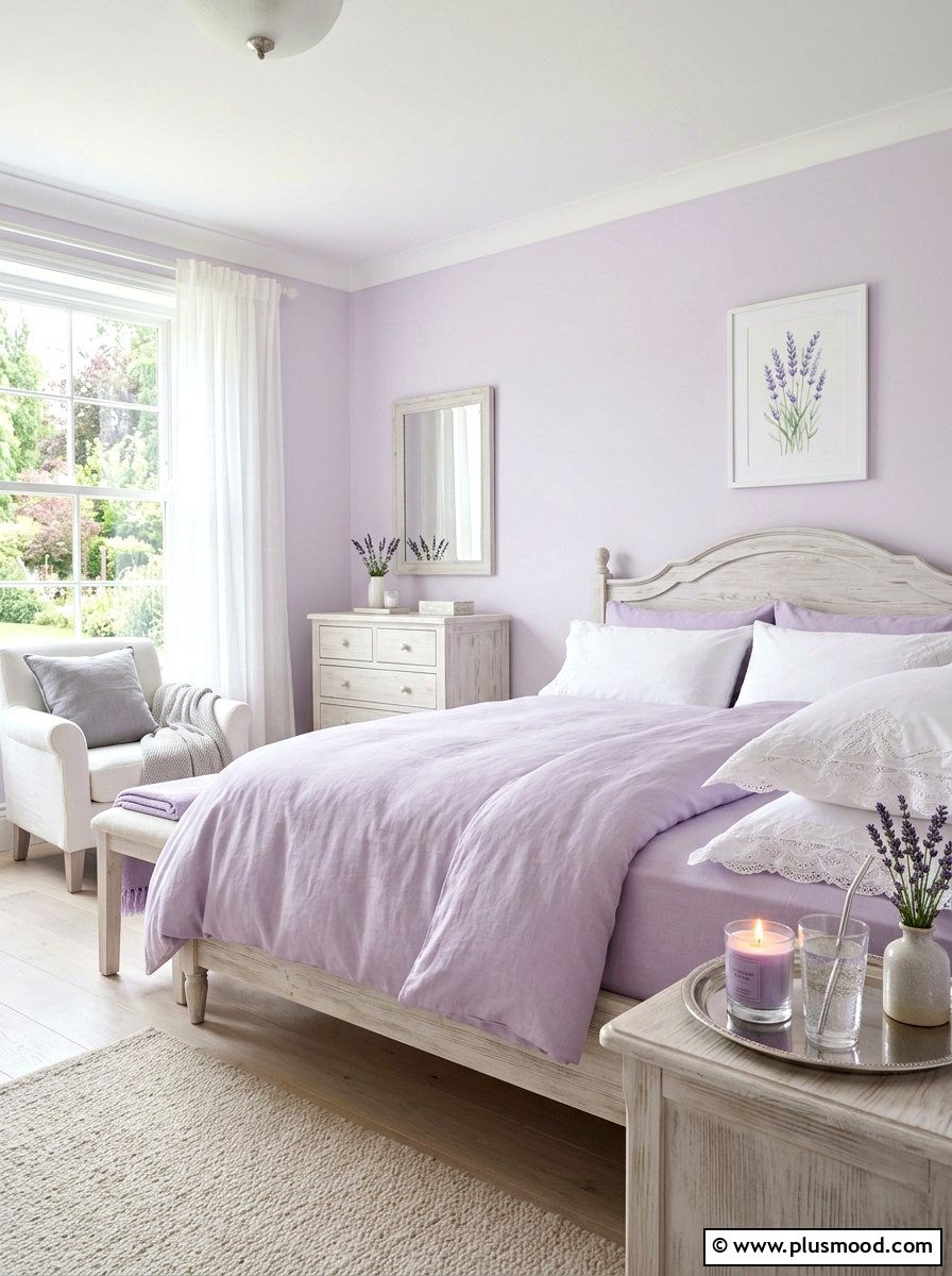 Lavender Pastel Bedding - 25 summer bedding ideas