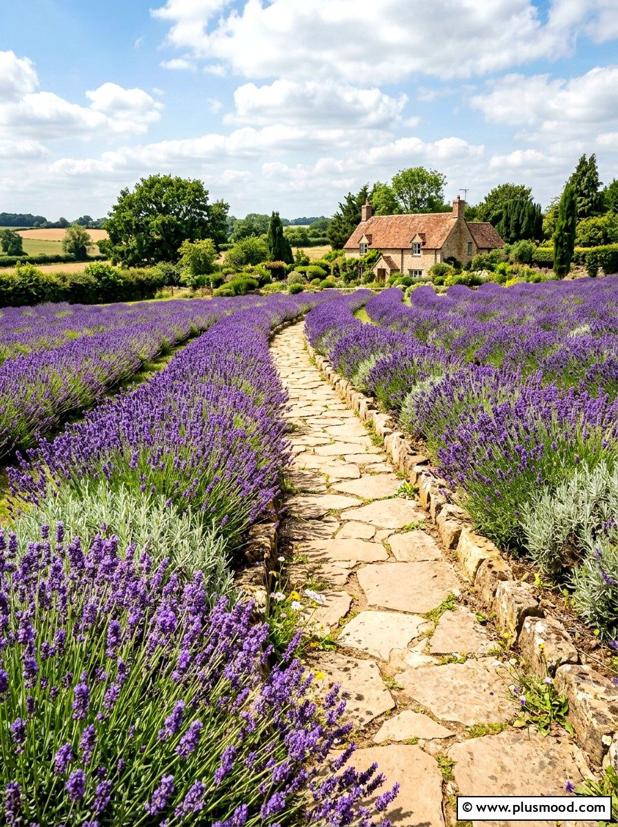 Lavender Path - 25 summer cutting garden ideas
