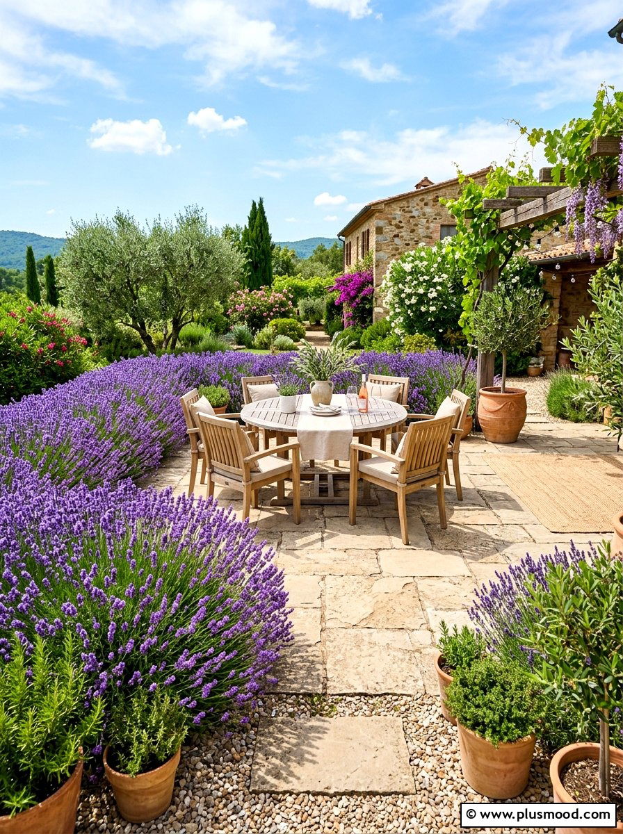 Lavender Patio Landscaping - 25 summer lavender garden ideas