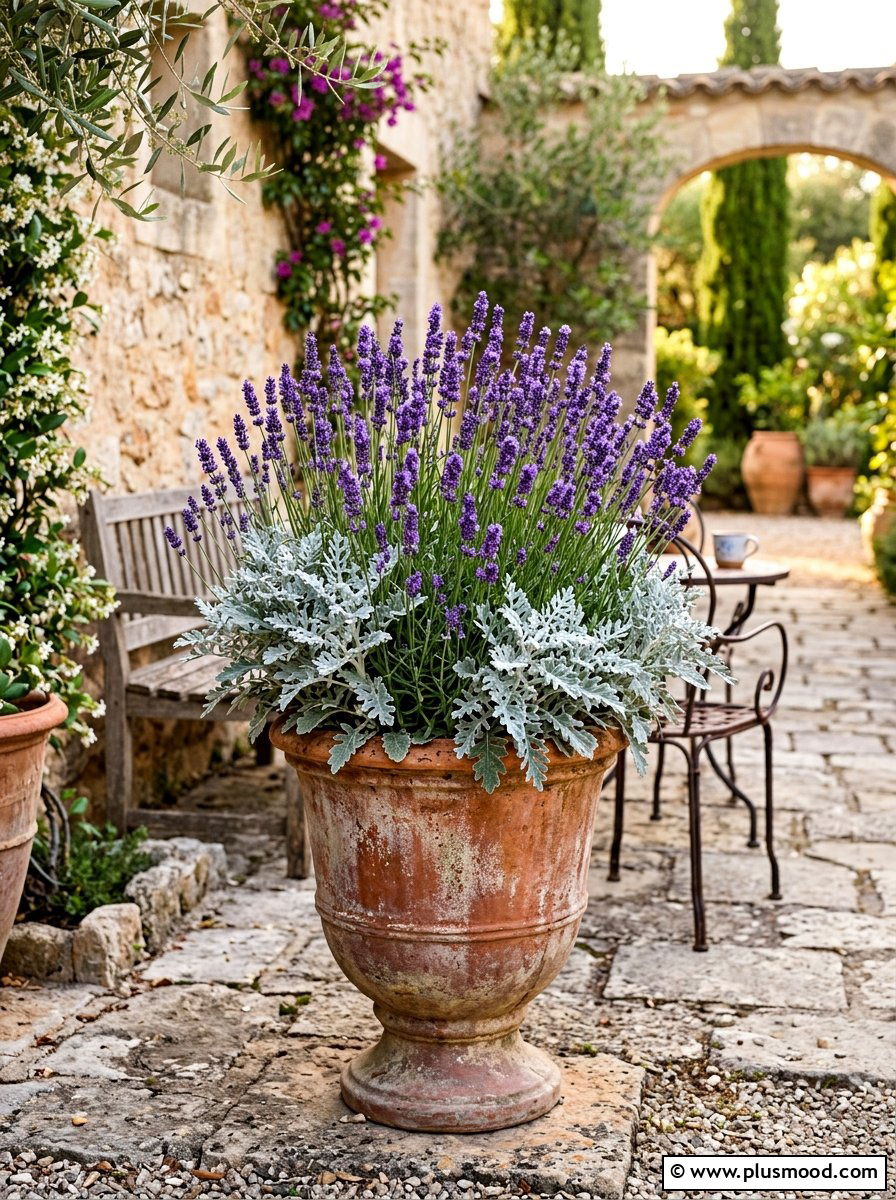 Lavender Patio Pot - 25 best summer planter ideas