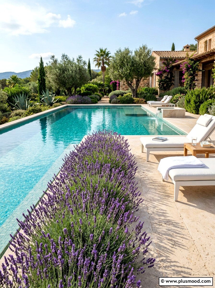 25 Pool Landscaping Ideas With Herbs for Fresh Outdoor Charm