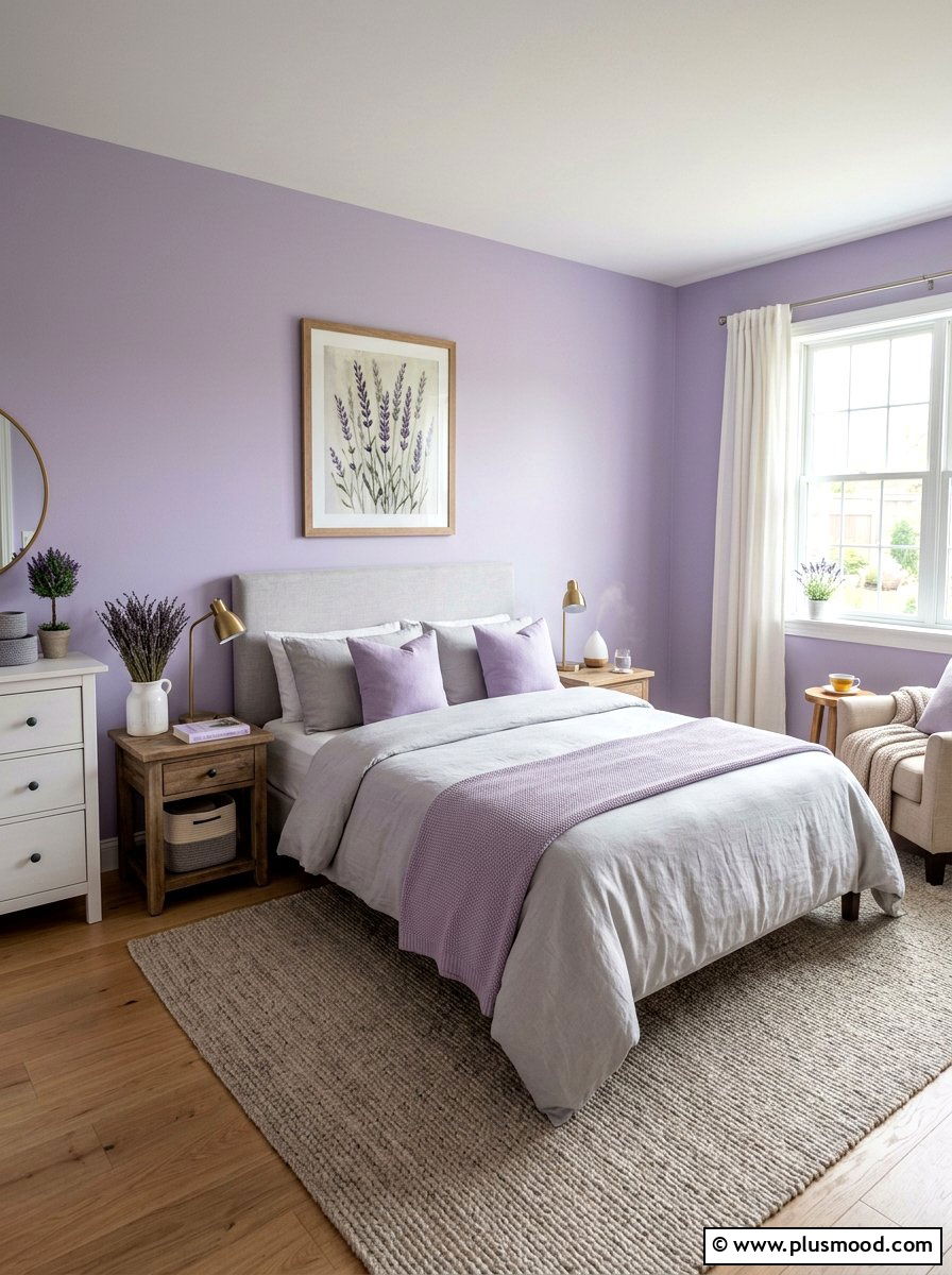 Lavender Sanctuary Bedroom - 25 small summer bedroom ideas