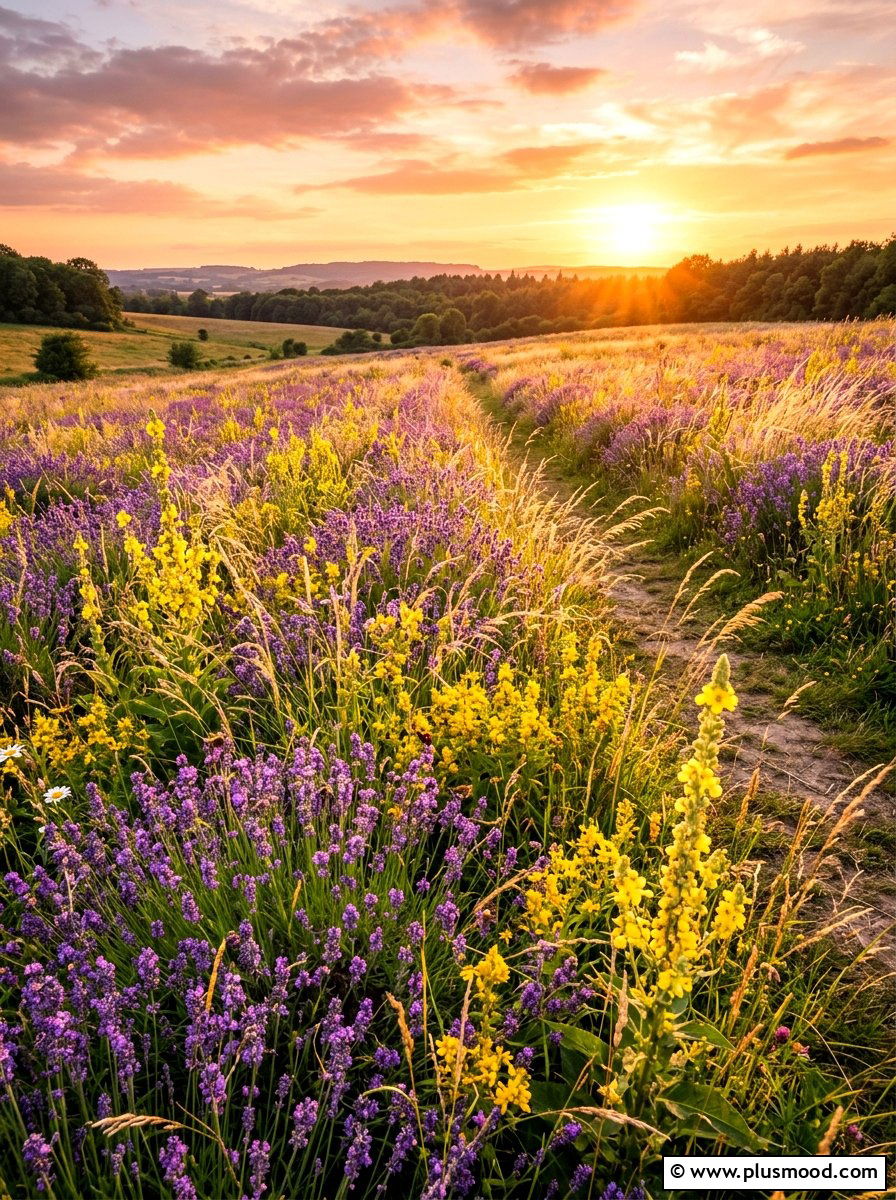 Lavender Wildlife Meadow - 25 summer lavender garden ideas