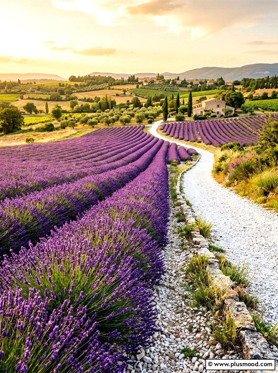 Lavender hedge - 25 summer low maintenance landscaping ideas