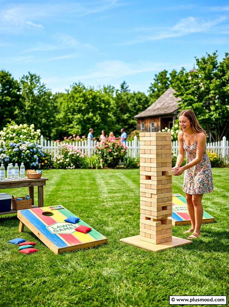 Lawn Games Setup - 25 summer outdoor entertaining ideas