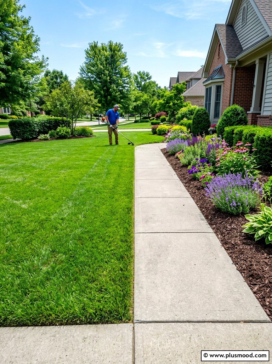 Lawn edge trimming - 25 summer curb appeal ideas