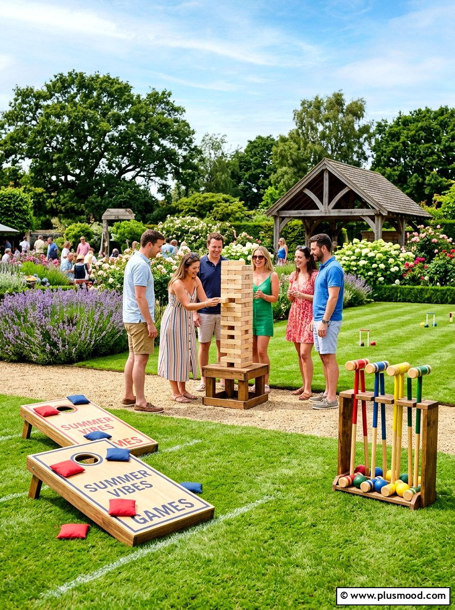 Lawn game activity zone - 25 summer backyard picnic ideas