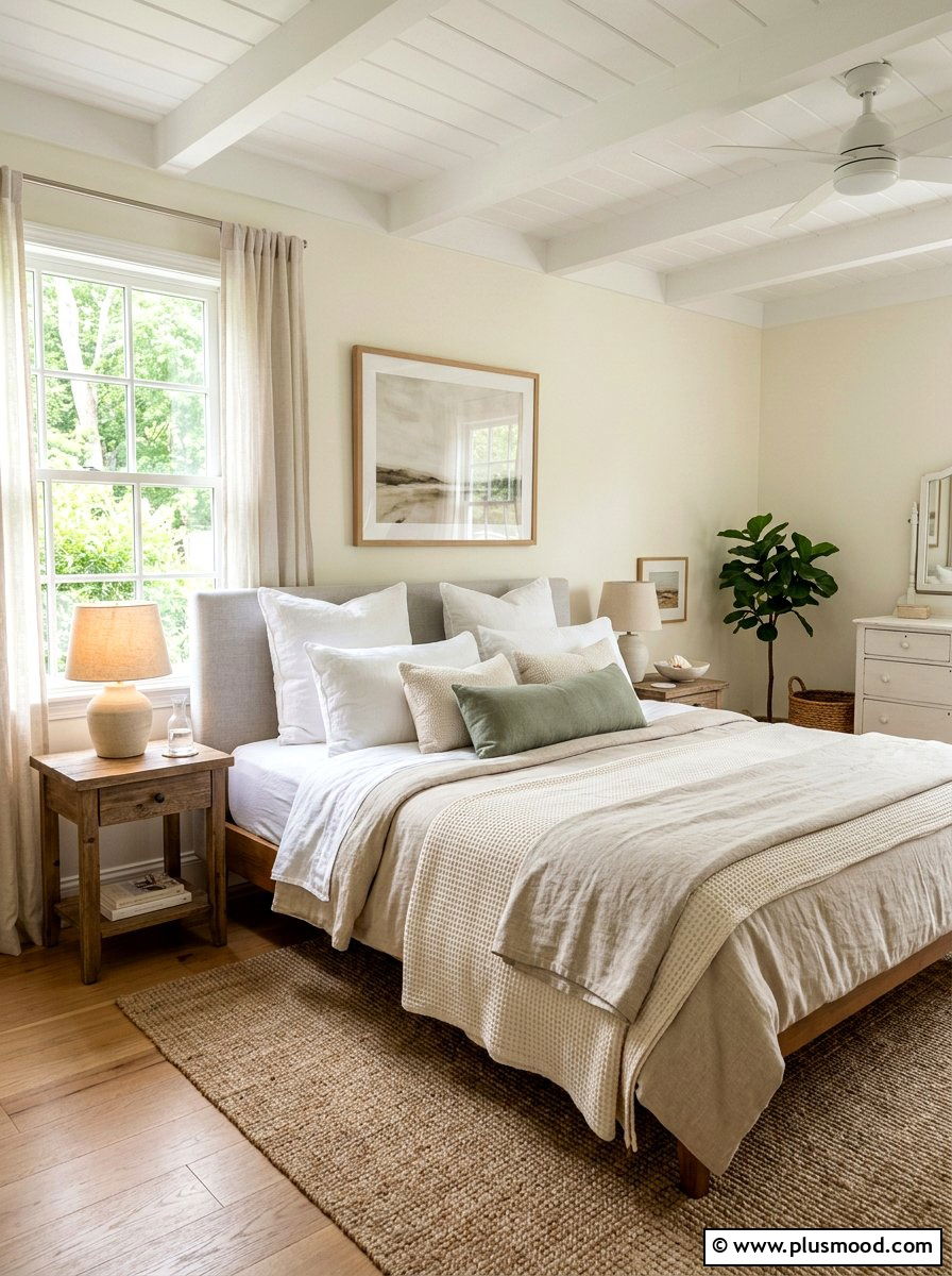 Layered Bedding Summer Bedroom - 25 summer bedroom makeover ideas