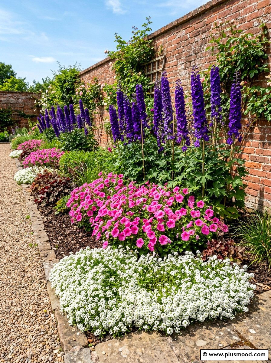 Layered Flower Bed Border - 25 summer garden border ideas