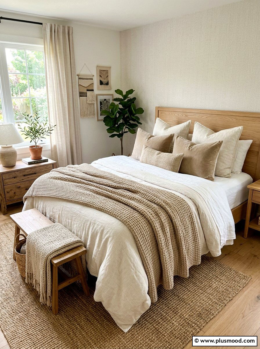25 Neutral Summer Bedroom Ideas for a Serene Home Refresh