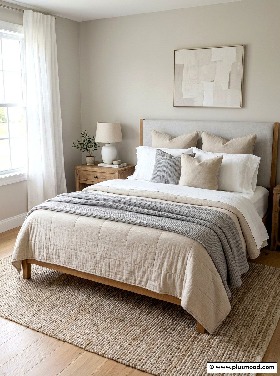 Layered Texture Summer Bed