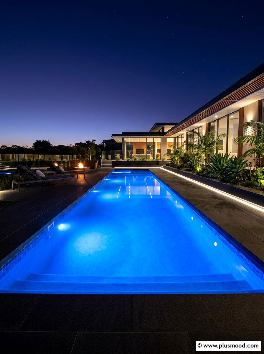 Led Pool Lighting - 25 pool landscaping ideas with lighting