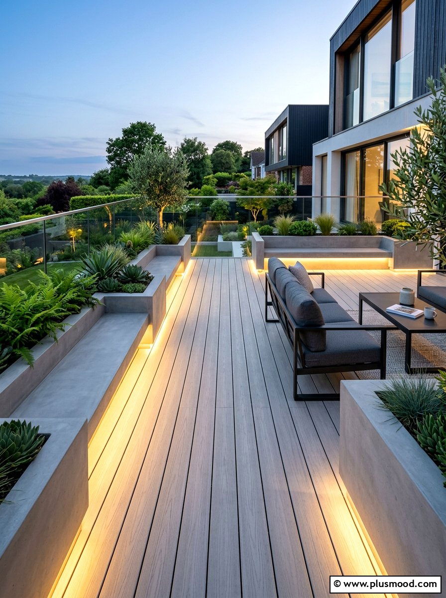 Led Strip Lights - 25 summer patio lighting ideas