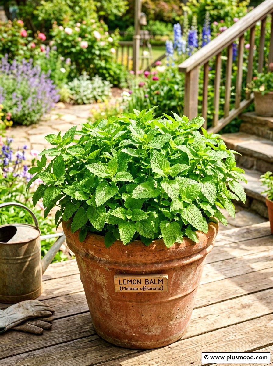 Lemon Balm Patch - 25 summer sensory garden ideas