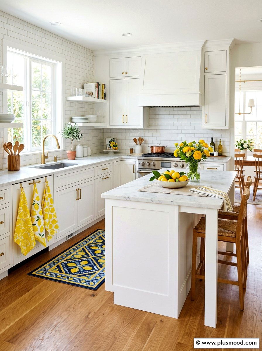 Lemon Kitchen Decor - 25 summer decorating ideas on a budget
