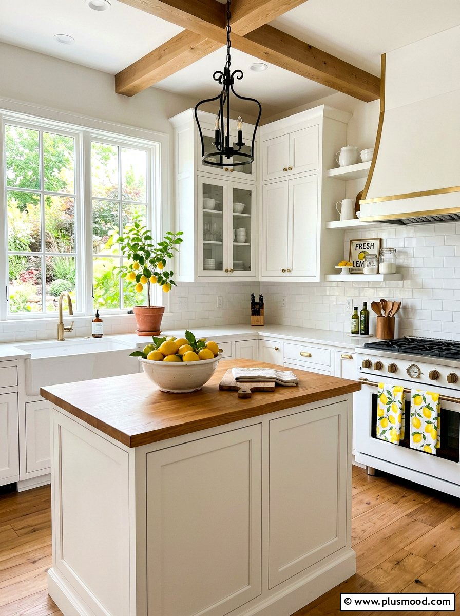 Lemon Kitchen Decor - 25 summer farmhouse kitchen decor ideas