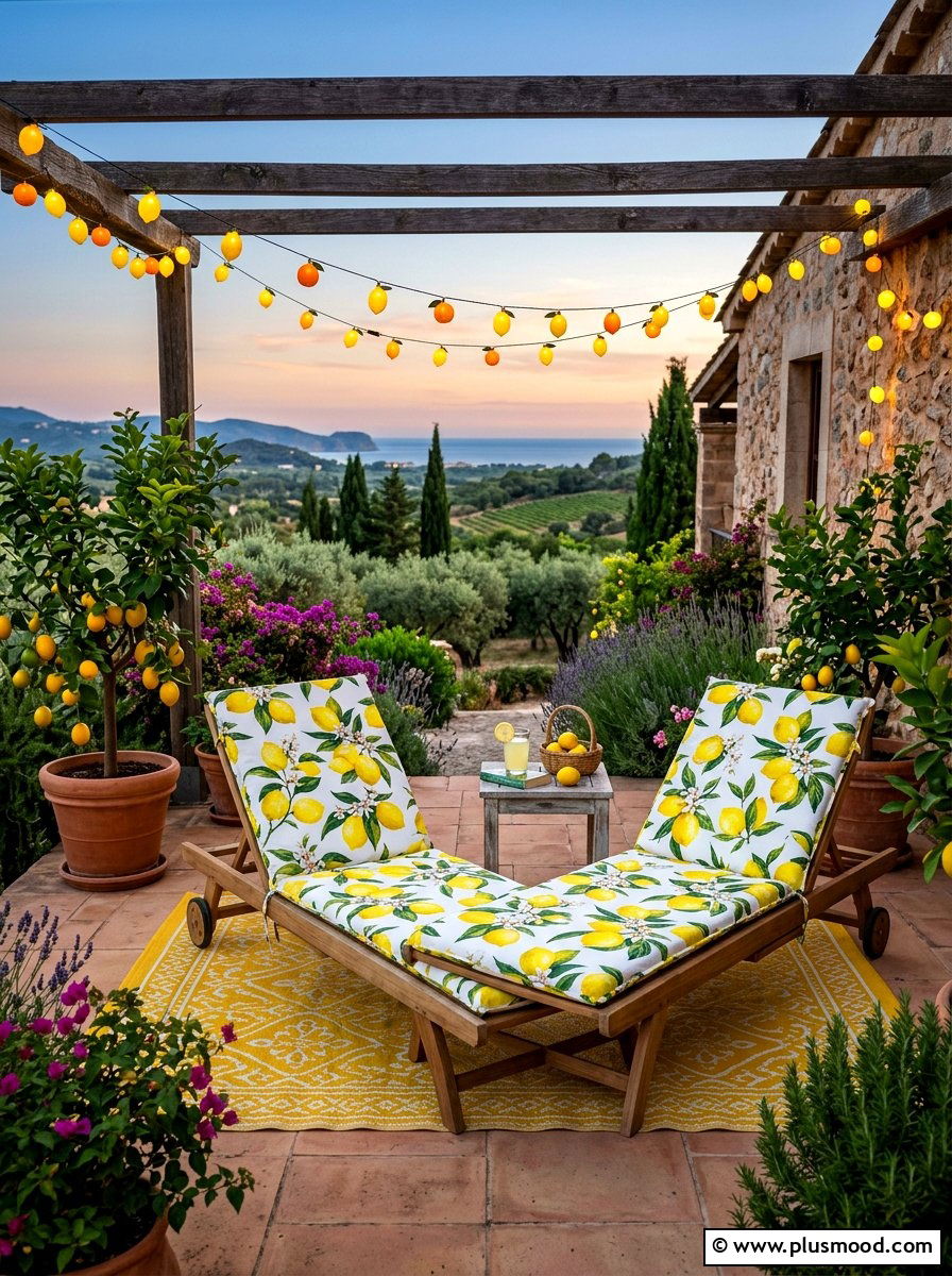 Lemon Outdoor Patio - 25 late summer lemon decor ideas