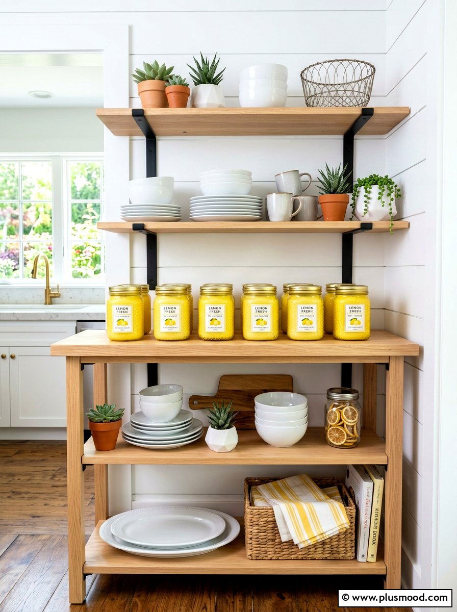 Lemon Scented Kitchen Candles - 25 summer lemon kitchen decor ideas