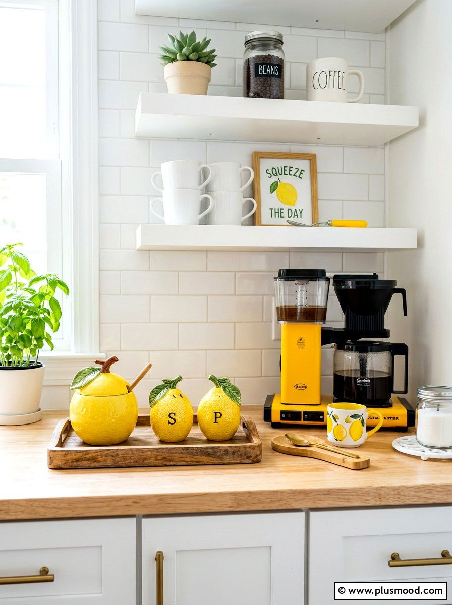 Lemon Shaped Kitchen Accessories - 25 summer lemon kitchen decor ideas