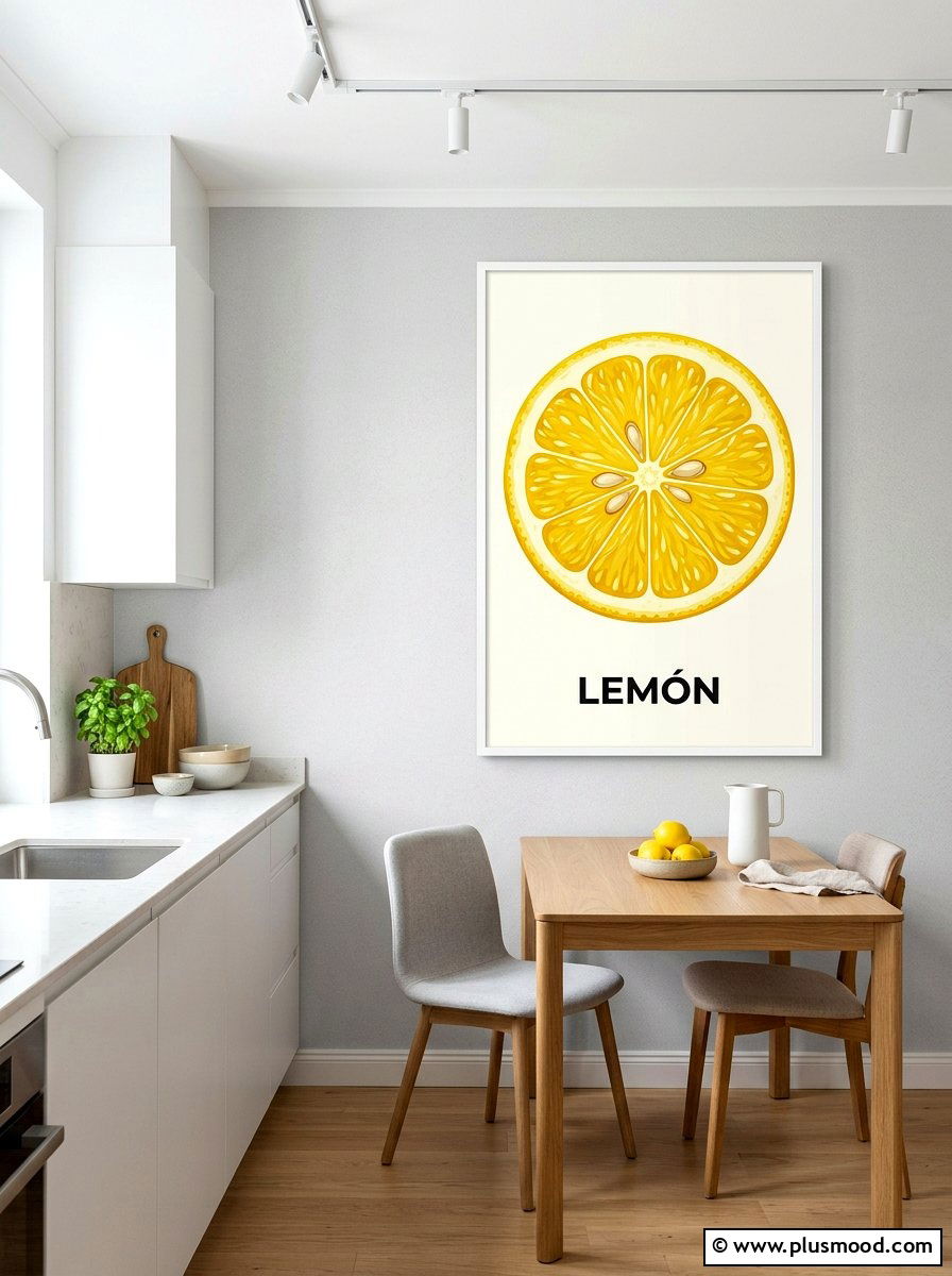 Lemon Slice Wall Art - 25 summer lemon kitchen decor ideas